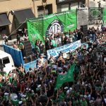 Trabajadores de Argentina protestan ante la amenaza de despidos Foto: Protestas en Argentina /cortesía