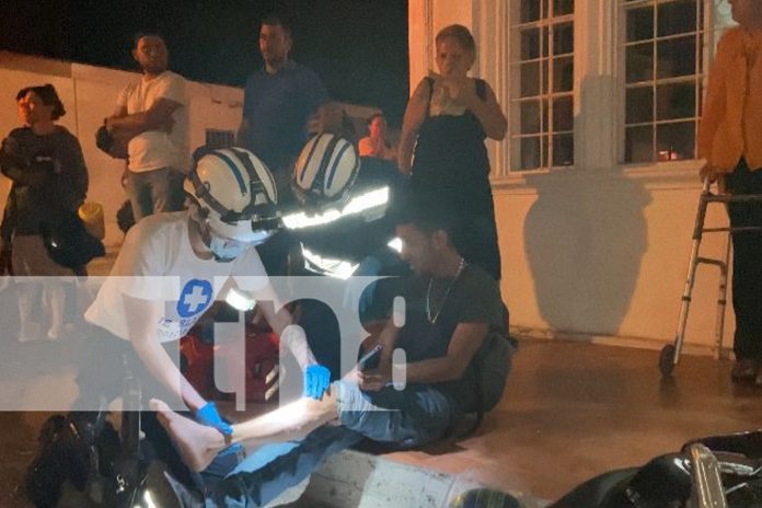 Foto: Fuerte colisión entre motociclistas en Estelí por irrespetar señal de alto/TN8