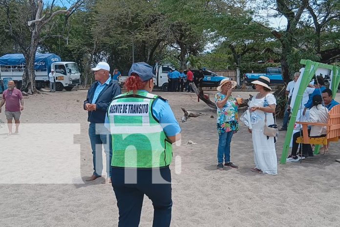 Foto: La policía nacional garantiza seguridad y tranquilidad de los veraneantes en Rivas/TN8