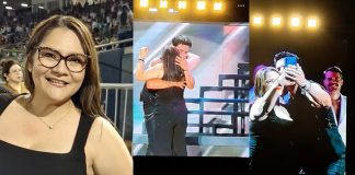 Foto: Jessy Rocha, la afortunada en el concierto de Chayanne /TN8