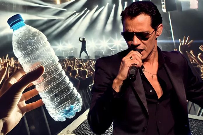 Foto: Marc Anthony recibe fuerte botellazo en pleno concierto /Cortesía