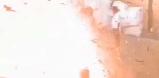 Foto: Fuerte explosión en la india/Cortesía