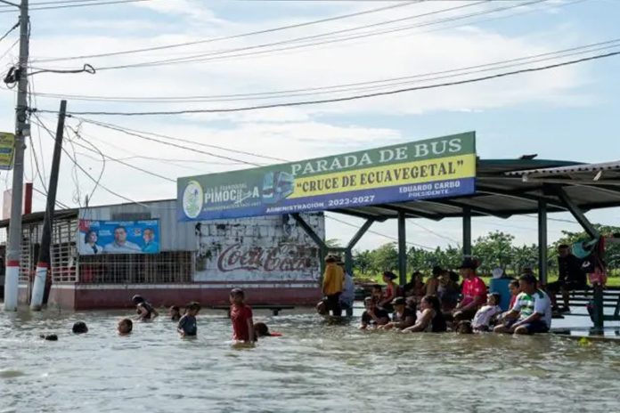 Foto: Ecuador sufre el impacto de intensas lluvias/Cortesía Foto: Ecuador sufre el impacto de intensas lluvias/Cortesía