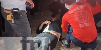 Foto: Motociclista resulta lesionado tras impactar contra un semoviente en Estelí/TN8