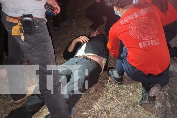 2 Foto: Motociclista resulta lesionado tras impactar contra un semoviente en Estelí/TN8