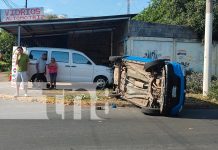 Cinturón de seguridad evita tragedia tras choque en pista San Antonio Foto: Cinturón de seguridad evita tragedia tras choque en la pista San Antonio / TN8