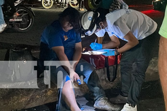 Foto: Triple colisión entre motocicletas dejó 5 personas lesionadas en Juigalpa, Chontales/TN8
