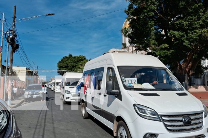 Foto: Carazo recibe 100 autobuses nuevos /TN8 Foto: Carazo recibe 100 buses nuevos /TN8
