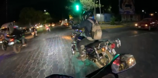 Foto: Motociclistas en Managua /cortesía