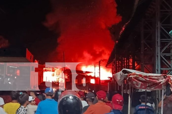Foto: Incendio en San José de Bocay, Jinotega/TN8
