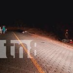 Invasión de carril causa accidente de tránsito en Macuelizo, Nueva Segovia Foto: Invasión de carril causa accidente de tránsito en Macuelizo, Nueva Segovia/TN8