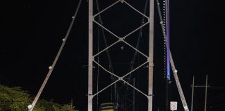 Foto: Colapso de un puente colgante en Ecuador/Cortesía