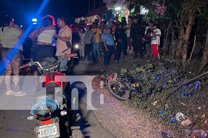 Foto: Trágico accidente en Nindirí/TN8