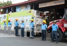 Foto: Envían camiones de bomberos a La Paz Centro