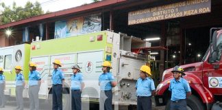 Foto: Envían camiones de bomberos a La Paz Centro