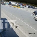 Motociclista y taxista llegan a acuerdo tras accidente en Juigalpa