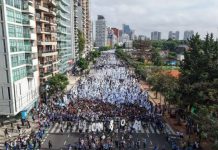 Marcha histórica en Argentina exige justicia por violaciones de DD.HH. Foto: Marcha histórica en Argentina /cortesía