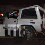 Foto: Fuerte accidente de transito en Rivas/TN8