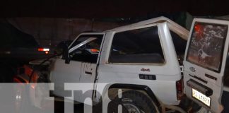 Foto: Fuerte accidente de transito en Rivas/TN8