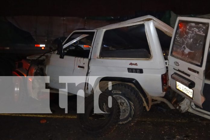 Foto: Fuerte accidente de transito en Rivas/TN8