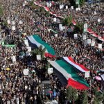 Foto: Irán marcha en solidaridad con Palestina /cortesía
