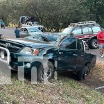 Foto: Fuerte accidente de tránsito dejo cuatro lesionados en Santo Tomás, Chontales/TN8