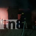 Foto: Incendio consume vivienda en Quilalí, Nueva Segovia/TN8