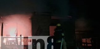 Foto: Incendio consume vivienda en Quilalí, Nueva Segovia/TN8