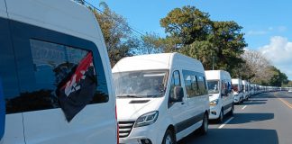 Foto: vanza la renovación del transporte en Carazo/Cortesía