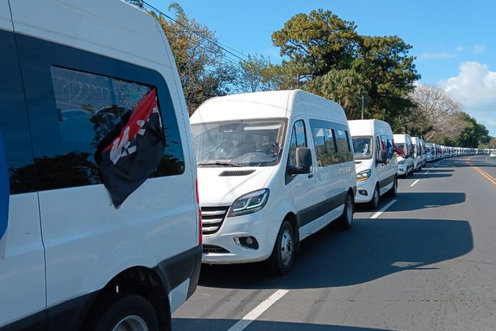 Foto: vanza la renovación del transporte en Carazo/Cortesía