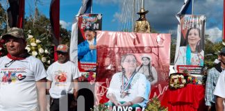 Foto: Pancasán honra a la Cra. Gladys Báez/TN8