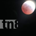 ¡Increíble! Nicaragua fue testigo de una espectacular «Luna de Sangre» Foto: Eclipse lunar/TN8