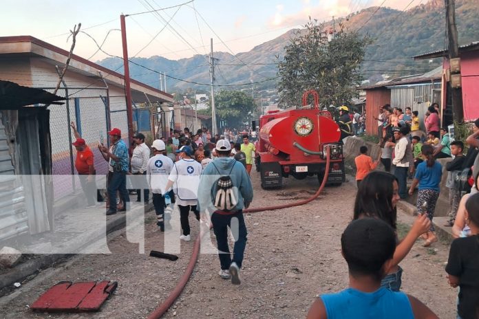 Foto: Incendio consume vivienda de hombre con discapacidad en Jinotega/TN8