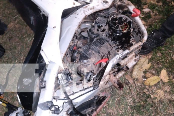 Foto: Grave accidente en Jinotega: Motociclista se da a la fuga tras colisión con caponera/TN8
