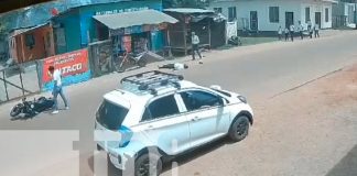 Foto: Peatón se salva de morir en Bilwi/TN8