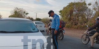 Foto: La policía nacional garantiza seguridad y tranquilidad de los veraneantes en Rivas/TN8