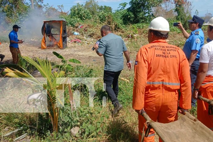 Foto: Ejercicio en Managua: una tarea práctica para la comunidad /TN8