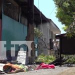 Foto: Incendio en la colonia Villa Libertad, ubicada en el distrito siete de Managua/TN8