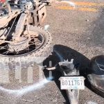 Foto: Motociclista sufre accidente en Boaco/TN8