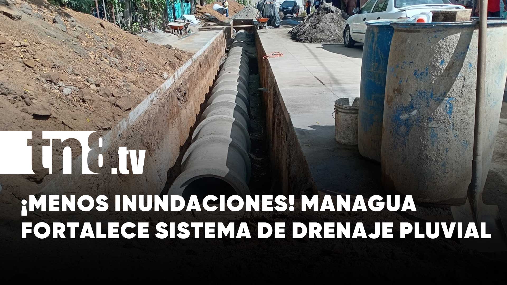 Avanza moderno sistema de drenaje pluvial en el barrio Carlos Marx ...