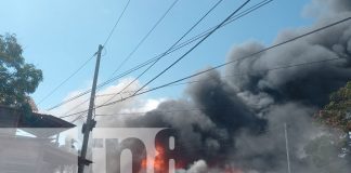 Foto: Incendio devasta comercios en Bilwi/TN8