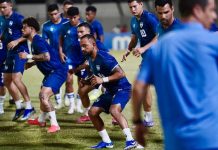 Nicaragua en busca de la remontada ante Guadalupe en Managua azul, blanco, fútbol, nicaragua,