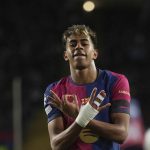 Lamine deslumbra y el Barcelona avanza a los cuartos de final de Champions lamine, yamal, barcelona,
