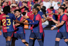 Lewandowski tumba al Girona y el Barcelona vuelve a ser líder en solitario Lewandowski y Barcelona vuelven al liderato