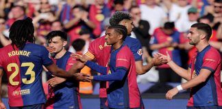 Lewandowski y Barcelona vuelven al liderato