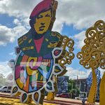 Copresidenta de Nicaragua: «La fuerza de Chávez nos habita a todos» Foto: Homenaje al Comandante Hugo Chávez, en Managua / TN8