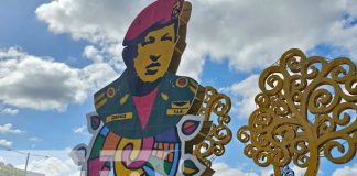 Foto: Homenaje al Comandante Hugo Chávez, en Managua / TN8