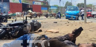Foto: Fuerte accidente en Managua / TN8