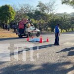 Oficial de policía fallece atropellado en la comarca San Esteban, Juigalpa Foto: Trágico accidente de tránsito en Juigalpa, Chontales / TN8