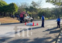 Oficial de policía fallece atropellado en la comarca San Esteban, Juigalpa Foto: Trágico accidente de tránsito en Juigalpa, Chontales / TN8